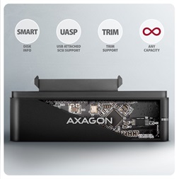 Axagon ADSA-FPX USB-C 10Gbps FAST PORT X 2.5"/3.5" SSD/HDD adapter