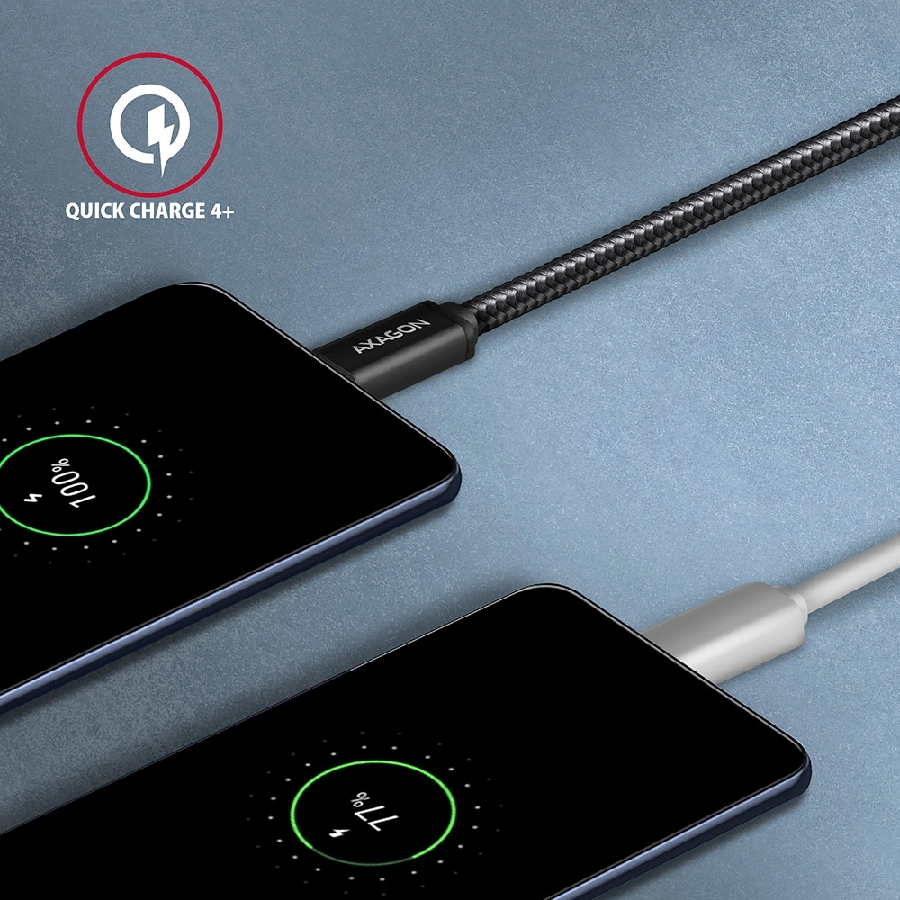 Axagon BUCM3-AM10AB USB-C 3.2 Gen 1 -  USB-A 1 m fekete kábel