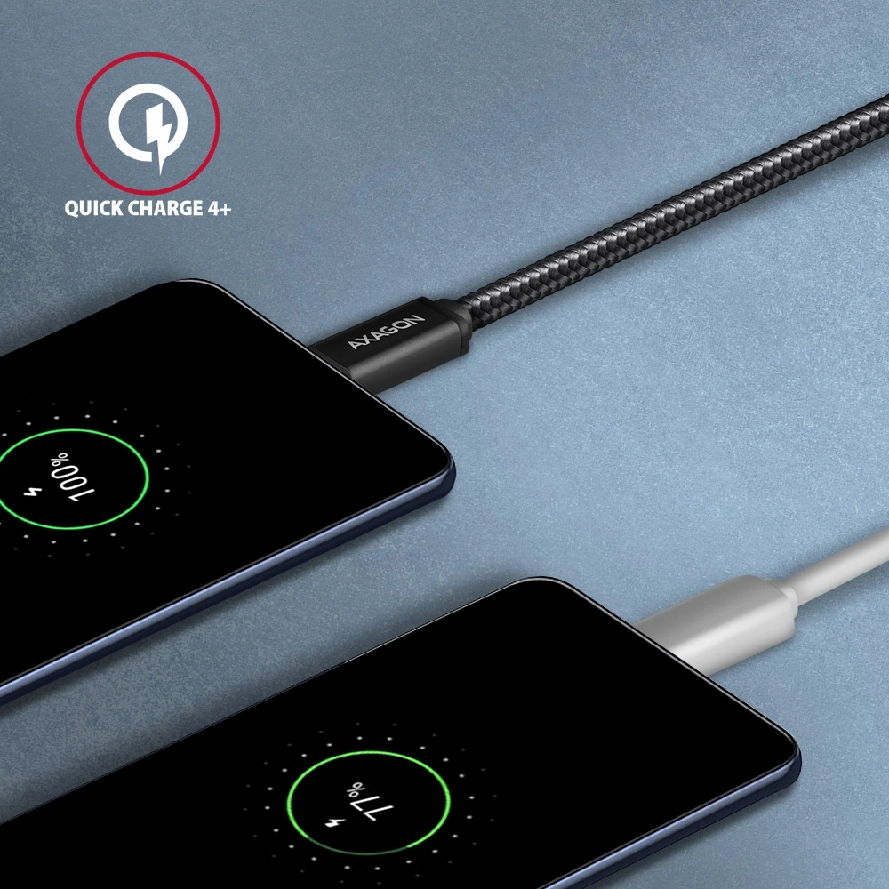 Axagon BUCM3-CM10AB USB-C 3.2 Gen 1 -  USB-C 1 m fekete kábel