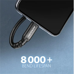 Axagon BUCM32-CF05AB 0,5m USB C fekete hosszabbító kábel