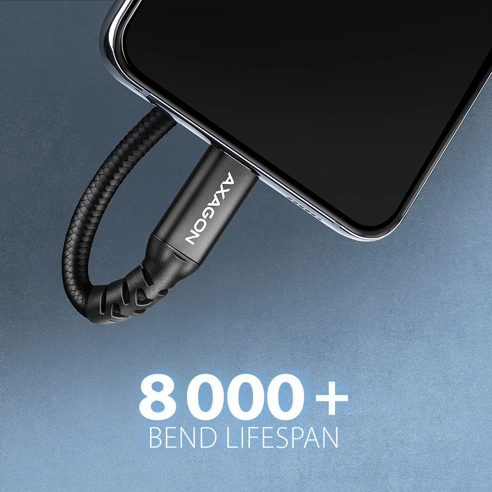 Axagon BUCM32-CF05AB 0,5m USB C fekete hosszabbító kábel