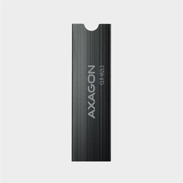 Axagon CLR-M2L3 alumínium passzív hűtő M.2 SSD-hez