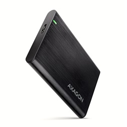 Axagon EE25-A6M USB 3.2 fekete csavar nélküli külső alumínium 2,5