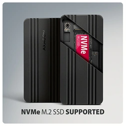 Axagon EEM2-40G M.2 NVMe SSD-hez USB-C 40Gbps külső ház
