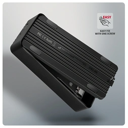 Axagon EEM2-40G M.2 NVMe SSD-hez USB-C 40Gbps külső ház
