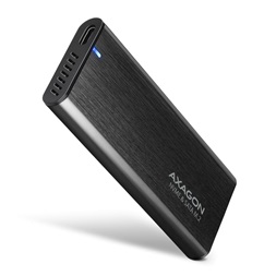 Axagon EEM2-SB2 USB-C 3.2 Gen 2 - M.2 NVMe/SATA fekete csavar nélküli külső SSD ház
