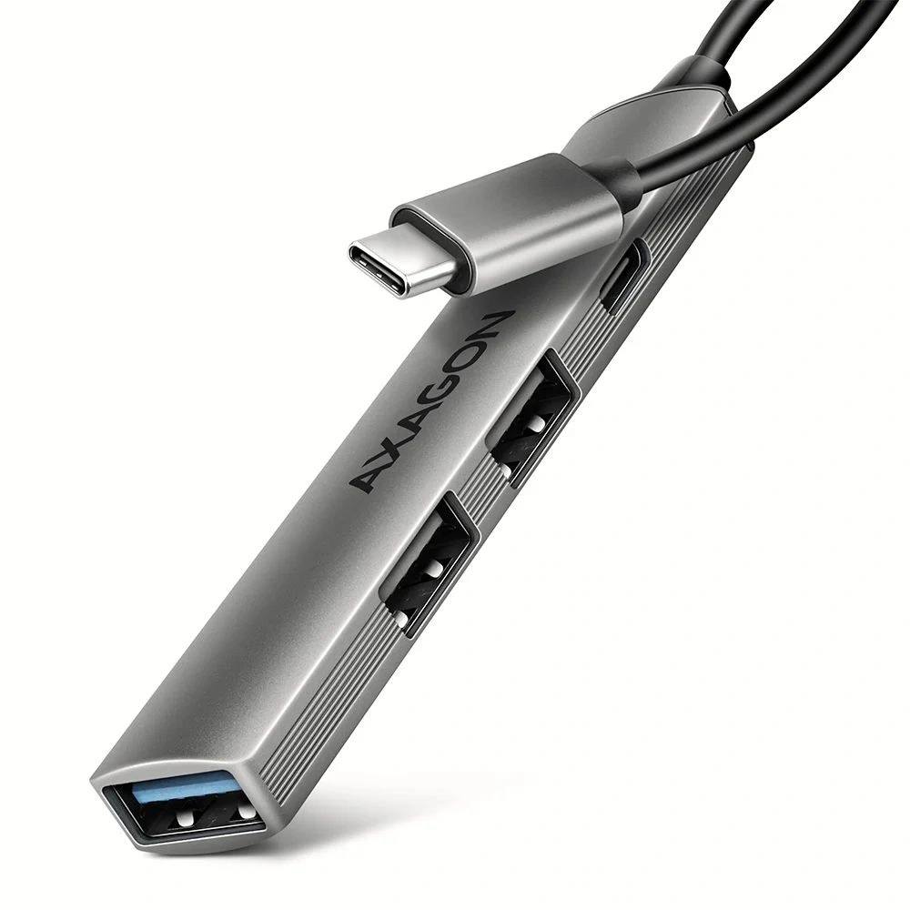 Axagon HUE-STC ALU STRIP USB-C 4 port hub