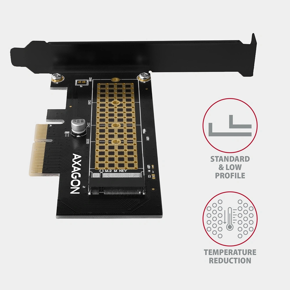 Axagon PCEM2-N PCI-Express - NVME M.2 adapter