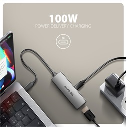 Axagon RVC-HI8KPD 16cm 8K/60Hz PD 100W USB-C - HDMI 2.1 adapter