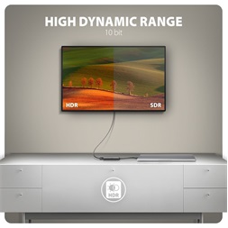 Axagon RVC-HI8KPD 16cm 8K/60Hz PD 100W USB-C - HDMI 2.1 adapter