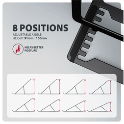 Axagon STND-LAB állvány laptopokhoz és táblagépekhez