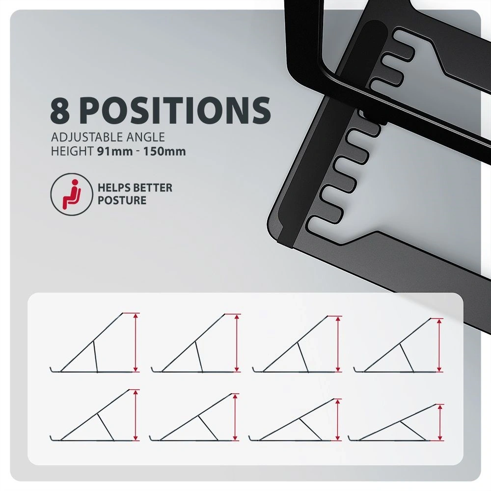 Axagon STND-LAB állvány laptopokhoz és táblagépekhez