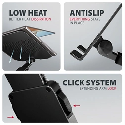 Axagon STND-LRB állvány 360°-os forgatással laptopokhoz és táblagépekhez