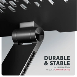 Axagon STND-LRB állvány 360°-os forgatással laptopokhoz és táblagépekhez