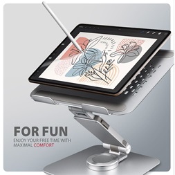 Axagon STND-LR ALU HQ 10"-17,3" laptop állvány