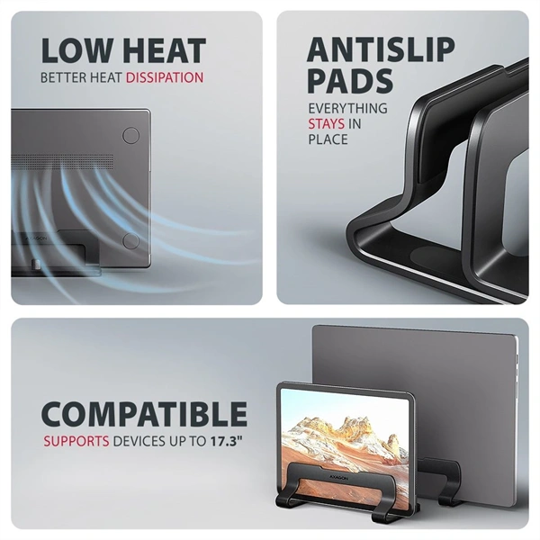 Axagon STND-VB függőleges állvány laptopokhoz és táblagépekhez