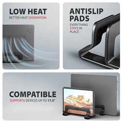 Axagon STND-VB függőleges állvány laptopokhoz és táblagépekhez