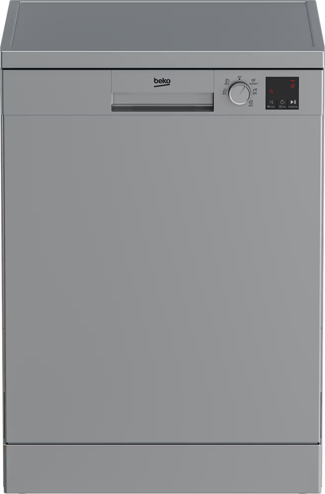 Beko DVN-05320 S ezüst, programok száma: 5, szabadonálló, 13 terítékes mosogatógép 
