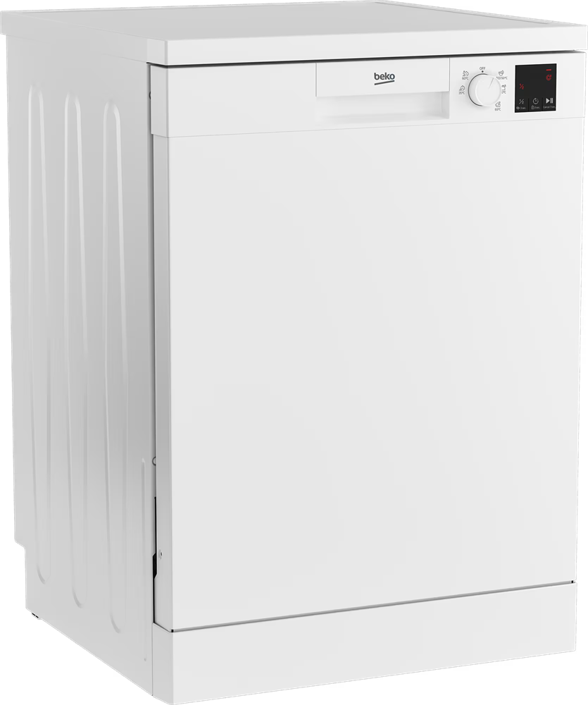 Beko DVN05320W fehér, programok száma: 5, szabadonálló, 13 terítékes mosogatógép 
