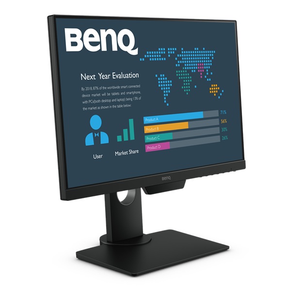 BENQ 22,5" BL2381T WUXGA IPS DP/VGA/HDMI/USB fekete LED monitor