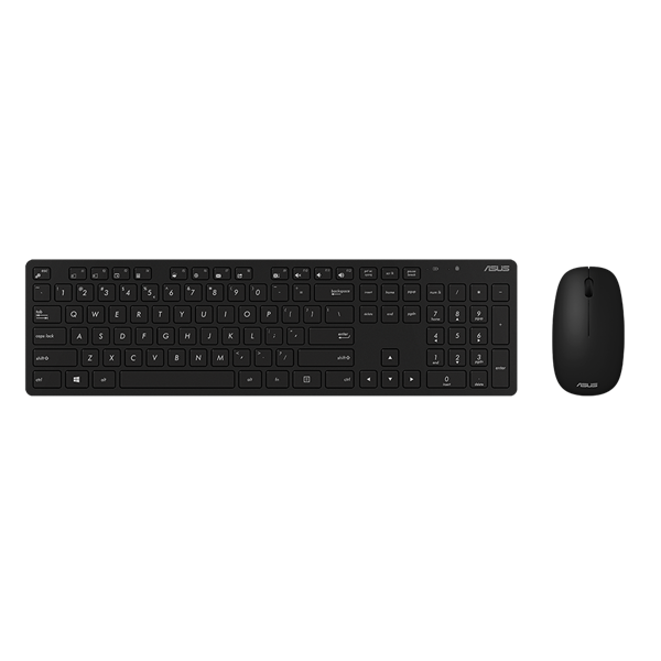 ASUS Desktop W5000 HUN fekete vezeték nélküli billentyűzet és egér