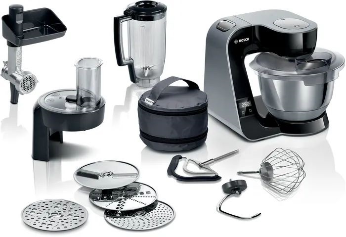BOSCH MUM5XC4E 1000W, 3,9L, fekete konyhai robotgép