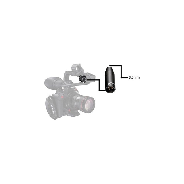 BOYA BY-35C-XLR 3,5mm Mini Jack - XLR átalakító