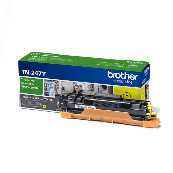 BROTHER Toner TN-247Y, Highcap- 2.300 oldal (ISO/IEC 19798), Sárga