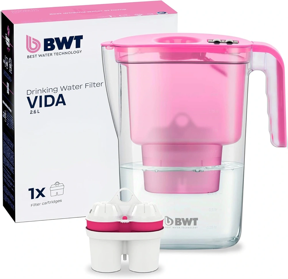 BWT Vida Manual 125258571 2,6l pink vízszűrő kancsó