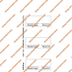 B.22-15/O 48x100mm 50lapos "Számlaellenőrző bélyeg" öntapadó nyomtatvány