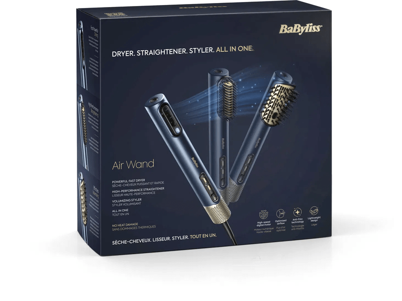 BaByliss AS6550CE Air Wand 3in1 kék hajformázó