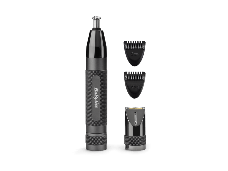 BaByliss E111E Super X-Metal Series fekete orr- és fülszőrzetnyíró szemöldök trimmerrel
