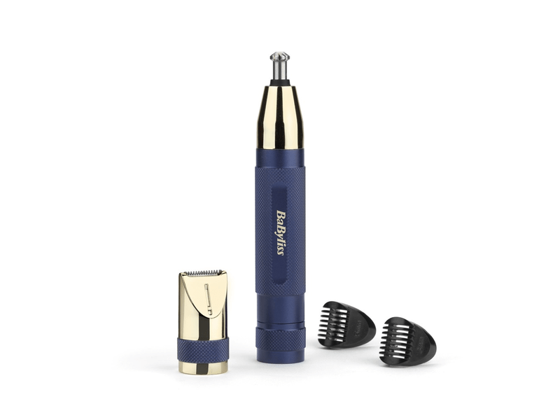 BaByliss E112E Super X-Metal Series kék orr- és fülszőrzetnyíró szemöldök trimmerrel