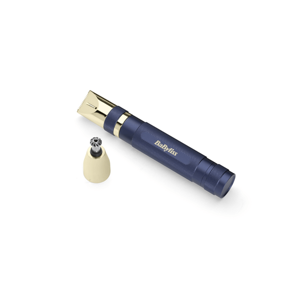 BaByliss E112E Super X-Metal Series kék orr- és fülszőrzetnyíró szemöldök trimmerrel