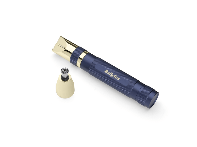 BaByliss E112E Super X-Metal Series kék orr- és fülszőrzetnyíró szemöldök trimmerrel