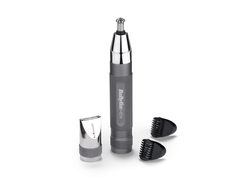 BaByliss E116E Super X-Metal Series szürke-ezüst orr- és fülszőrzetnyíró szemöldök trimmerrel
