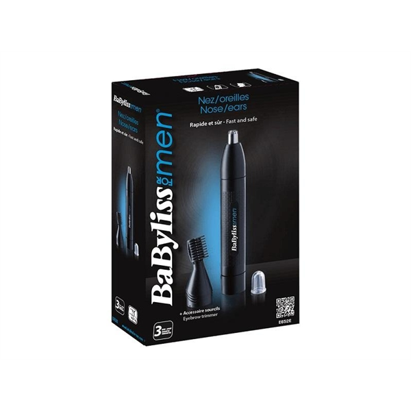 BaByliss E652E Orr- és fülszőrzetnyíró szemöldök trimmerrel