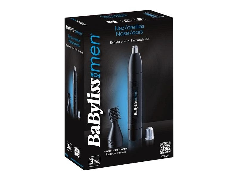 BaByliss E652E Orr- és fülszőrzetnyíró szemöldök trimmerrel