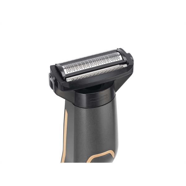 BaByliss MT987E Graphite Precision 12az1-ben szürke-arany arc- és testszőrtelenítő készlet