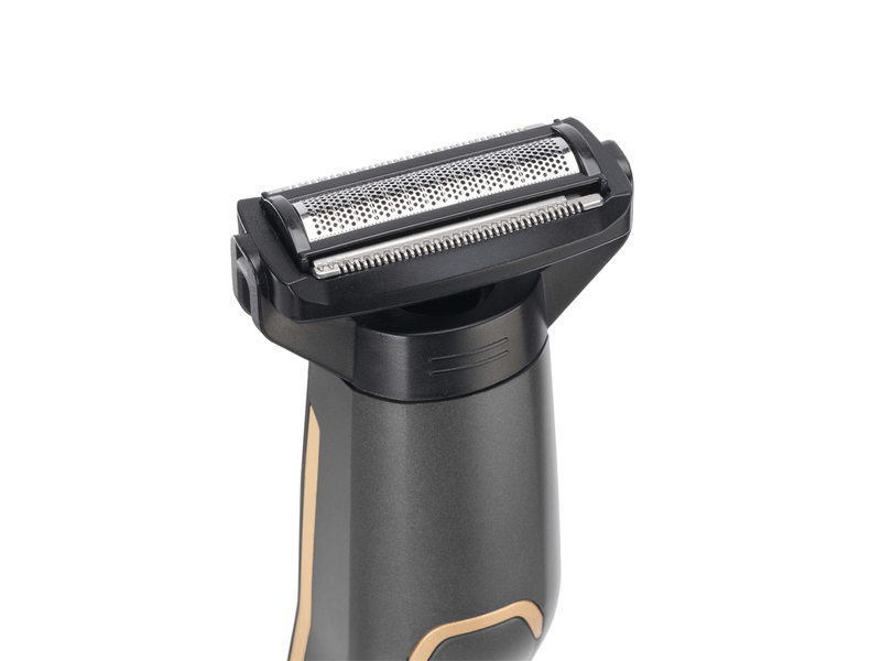 BaByliss MT987E Graphite Precision 12az1-ben szürke-arany arc- és testszőrtelenítő készlet