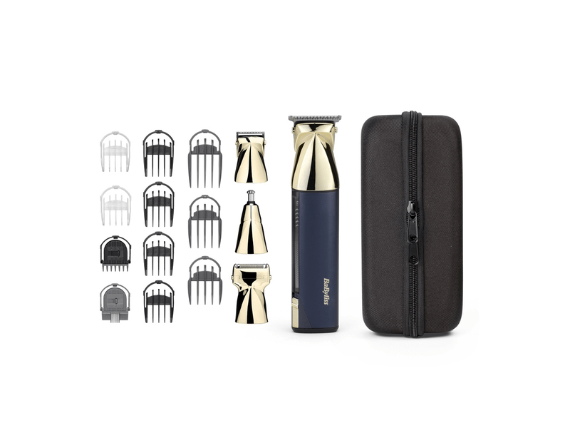 BaByliss MT992E Super-X Metal 15az1-ben kék arc- és testszőrtelenítő készlet