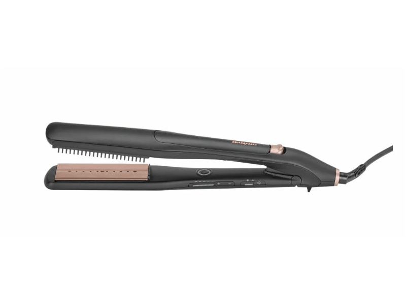 BaByliss ST596E Steam Lux Styler titánium-kerámialapos fekete-rose gold hajsimító