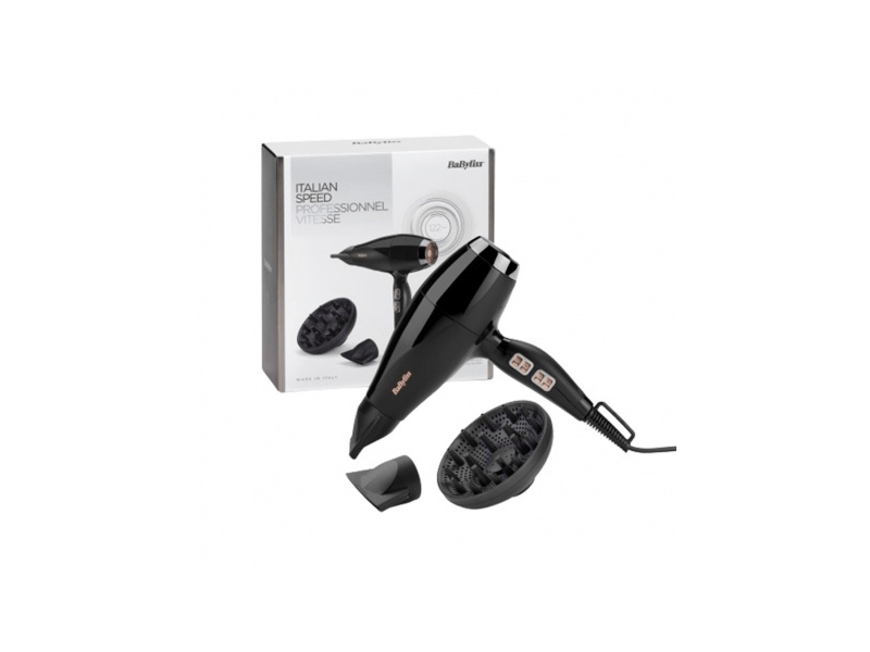 Babyliss 6716DE Air Power Pro Ionos fekete-sötétezüst hajszárító