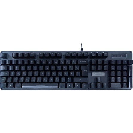 Bandit GOLEM USB HUN (Blue) fekete mechanikus gamer billentyűzet