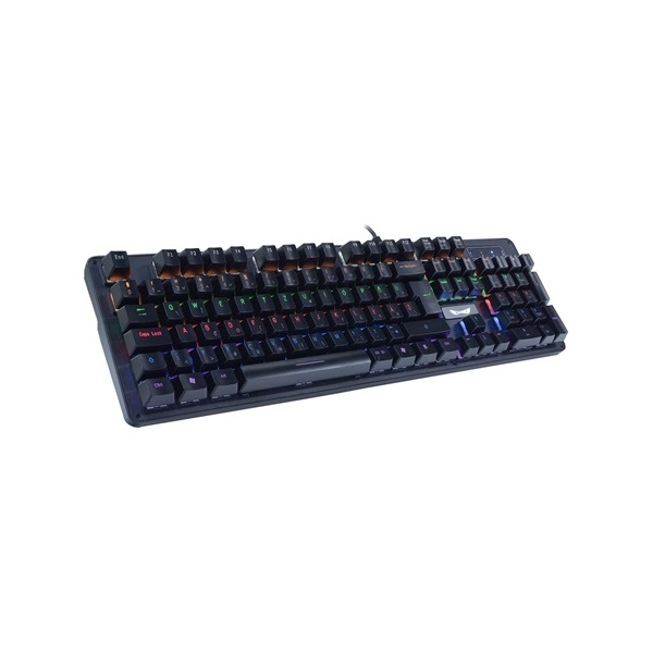 Bandit GOLEM USB HUN (Blue) fekete mechanikus gamer billentyűzet