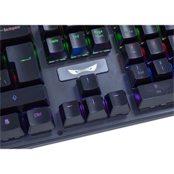 Bandit GOLEM USB HUN (Blue) fekete mechanikus gamer billentyűzet