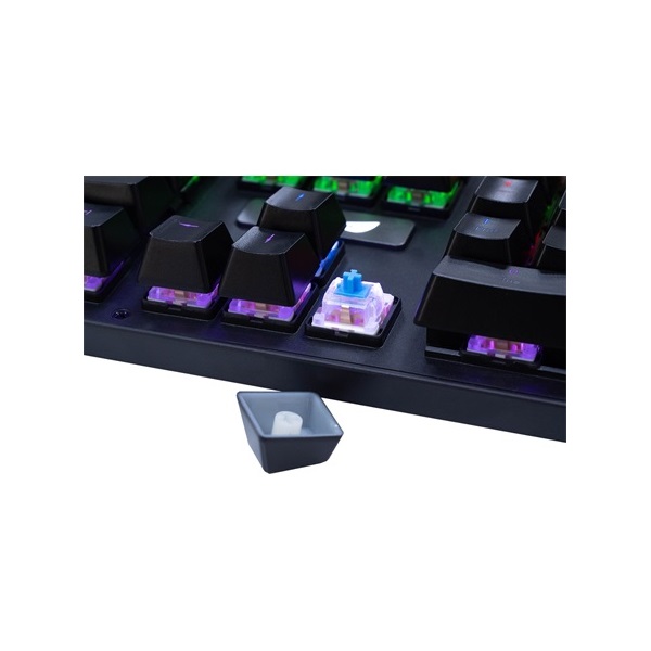 Bandit GOLEM USB HUN (Blue) fekete mechanikus gamer billentyűzet