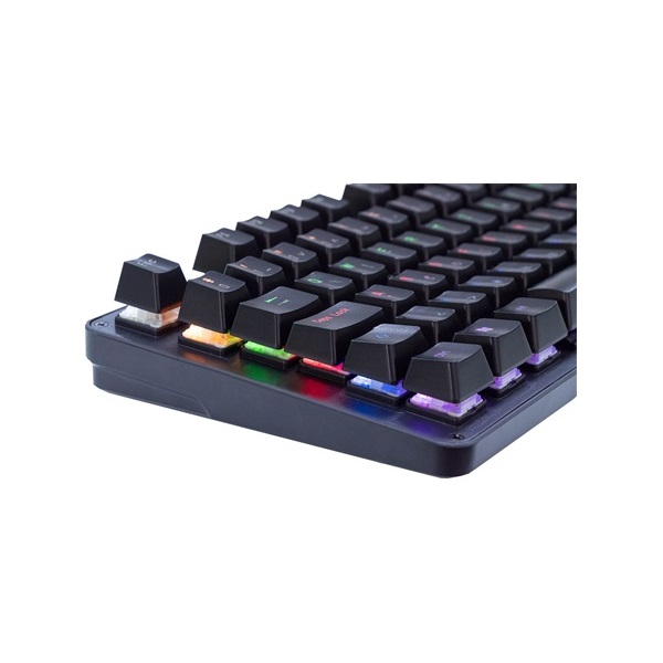 Bandit GOLEM USB HUN (Blue) fekete mechanikus gamer billentyűzet
