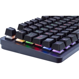 Bandit GOLEM USB HUN (Blue) fekete mechanikus gamer billentyűzet