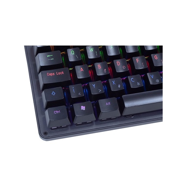 Bandit GOLEM USB HUN (Blue) fekete mechanikus gamer billentyűzet